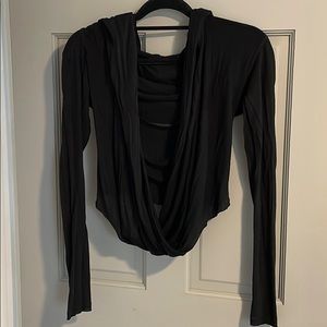 Lululemon Cross-over Wrap Long Sleeve Top